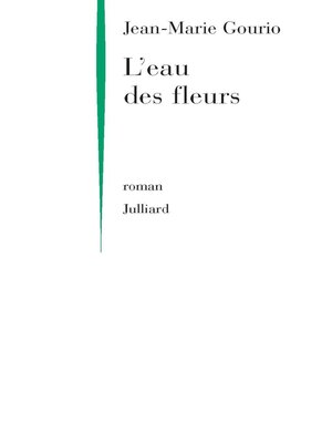 cover image of L'Eau des fleurs